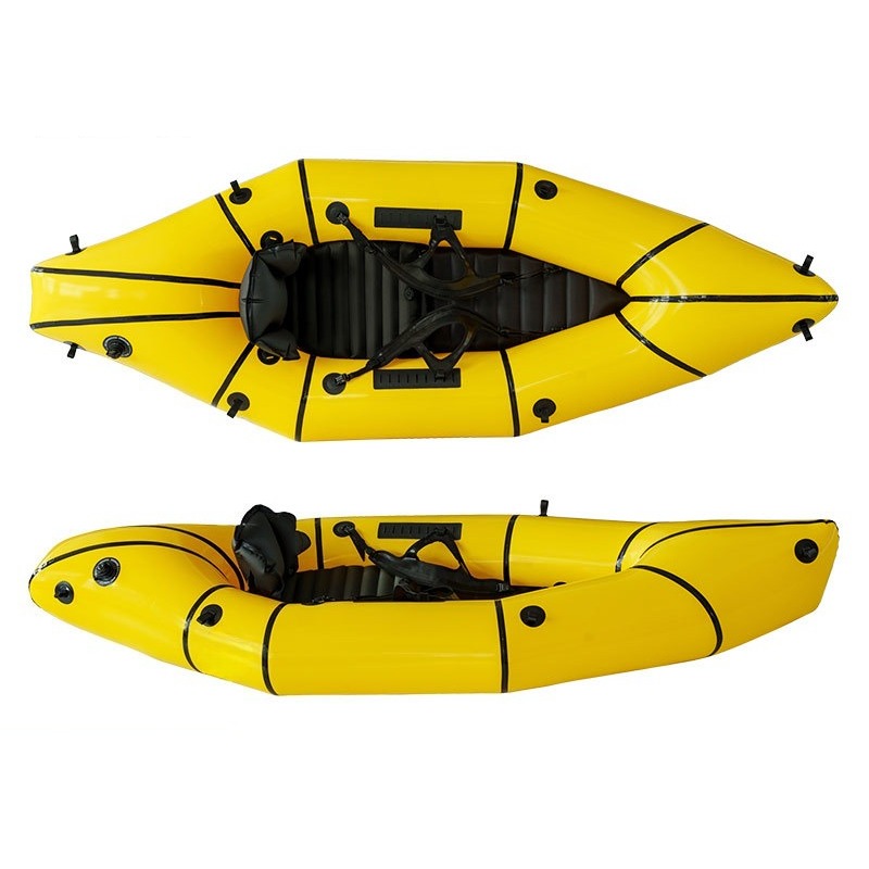 Outdoor Adventure Rafting - Inflatable Fishing Boat, Single-person Kayak Portable