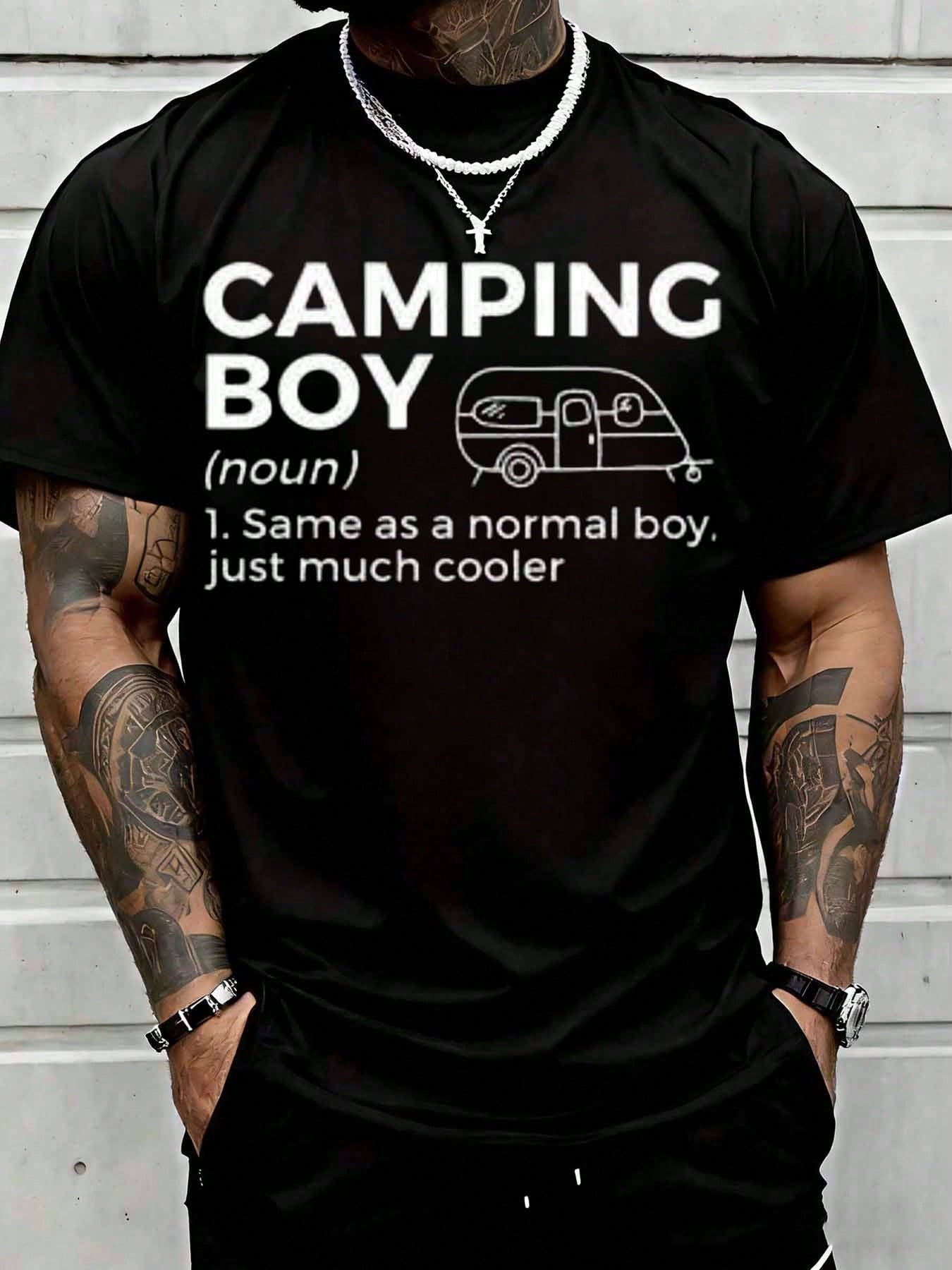 Outdoor Adventure Boys - Camping Boy Definition Funny Camper Van