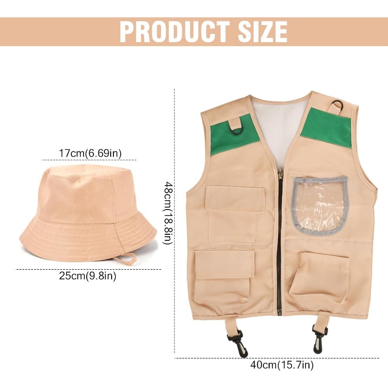 Safari Costume with Cargo Vest - Outdoor Adventure Boys ulasan dan harga