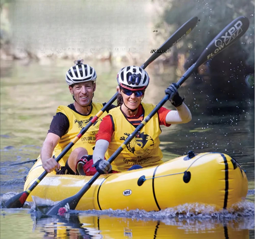 Double Kayak Ultra-light Multi - Outdoor Adventure Rafting ulasan dan harga