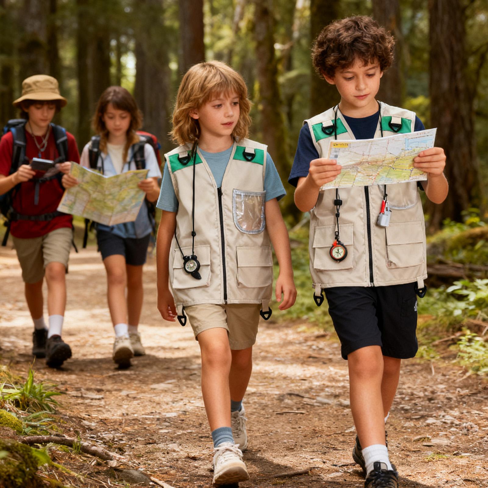 Kids Explorer Vest Costume Saf - Outdoor Adventure Boys ulasan dan harga