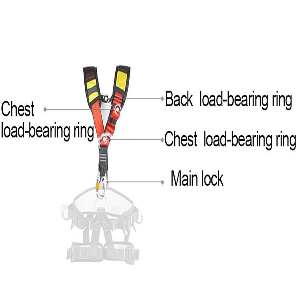Black Polyester Harness Should - Harness Climbing Adjustable ulasan dan harga